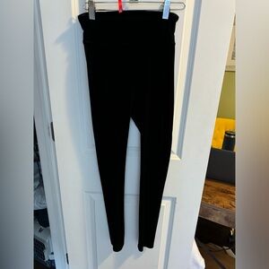 Size small black velvet Spanx leggings
